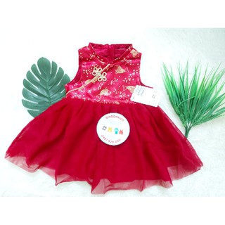 Váy đỏ HM cho bé gái có ảnh thật