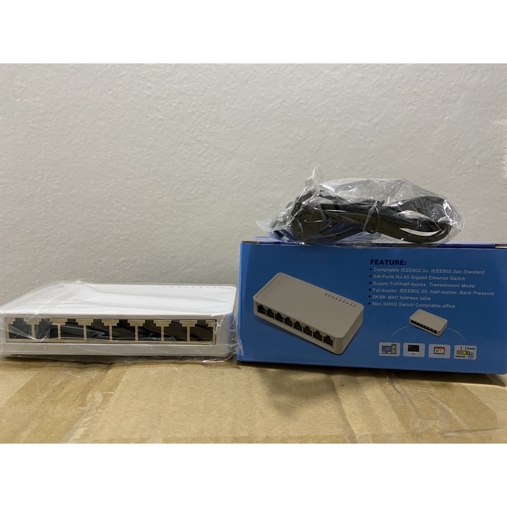 Bộ Chia Mạng Switch 5 cổng 8 cổng port Gigabit Mercury SG105C SG108C Yilink SG208C SG208M