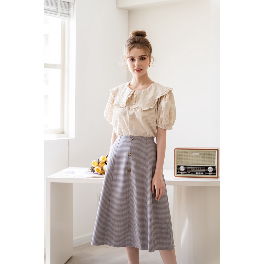 Lily shirt + Caro skirt