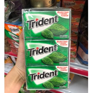 🍏🍉🍐🍊Lốc 12 tuýp kẹo singum trident mẫu mới 🍋🍈🍍🍒