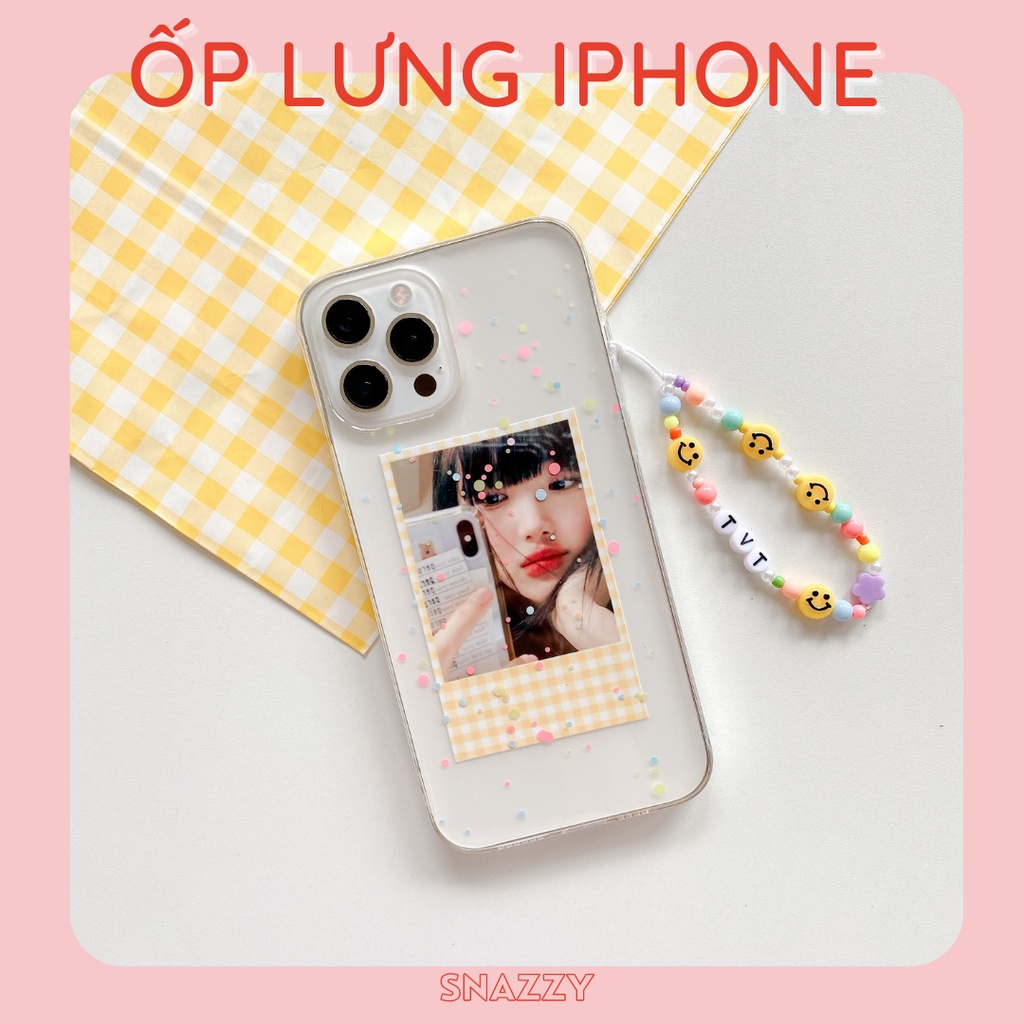 Ốp lưng Iphone Silicon cao cấp ánh nhũ màu sắc Molli