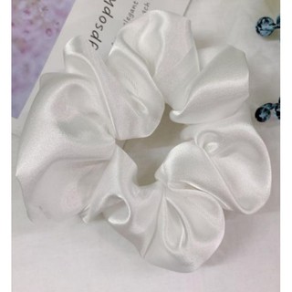 Cột tóc vải Phi Bóng Scrunchie Nhiều Màu Size to 14cm( Ảnh thật tự chụp)