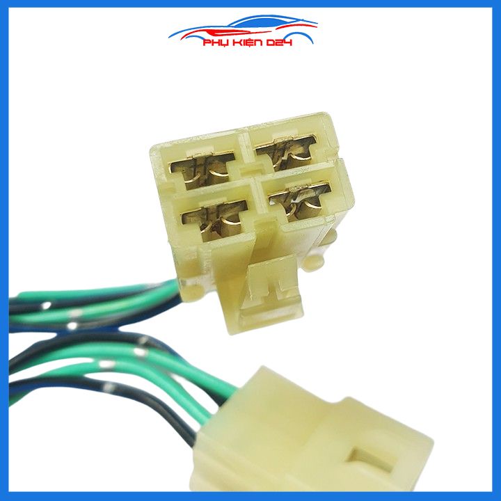 Jack đực cái ô tô 2 chân, 3 chân, 4 chân, 6 chân giắc nối nhanh có sẵn dây