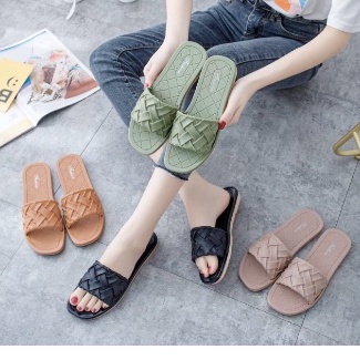 DÉP NỮ QUAI ĐAN CHÉO GIẢ DA SIÊU BỀN