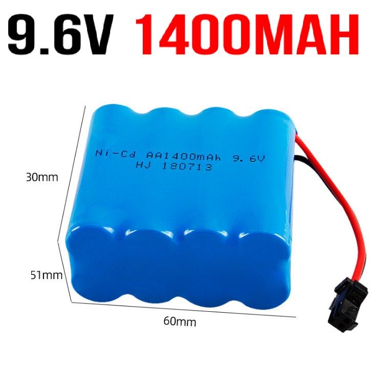 Pin 9.6v 1400mah cho xe mô hình điều khiển