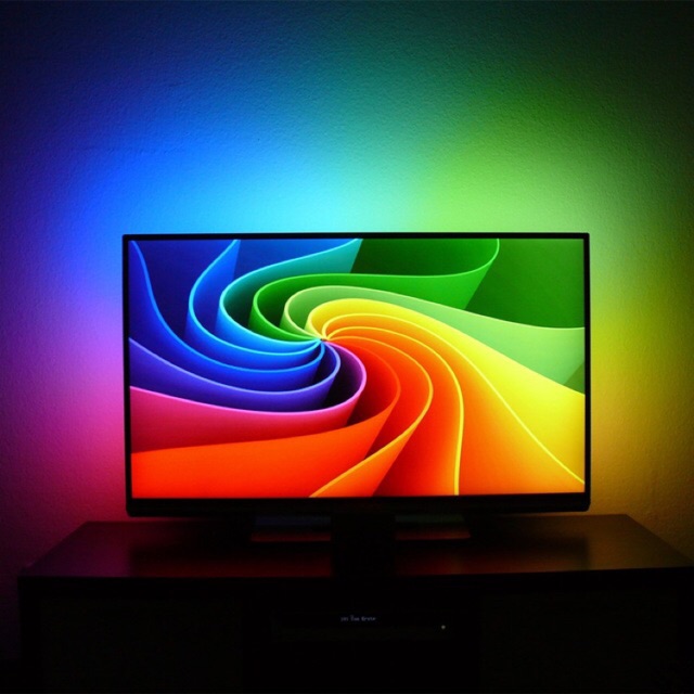 Bộ đèn dán viền màn máy tính Ambilight 4 cạnh