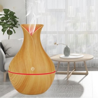 Máy xông tinh dầu bình hoa vỏ giả gỗ