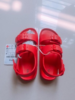 Sandal zara sz 24 đỏ