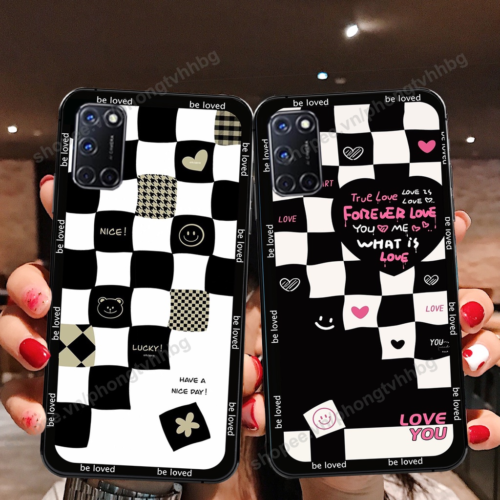 Ốp lưng Oppo A52 / A92  ốp họa tiết trái tim caro, chuột mikey thể thao cực đẹp cute cực bền bỉ