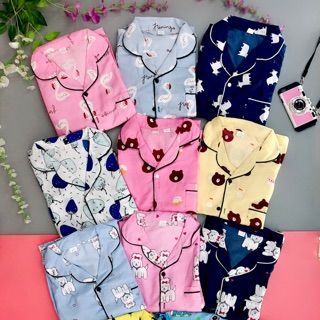 Pijama tay ngắn quần dài
