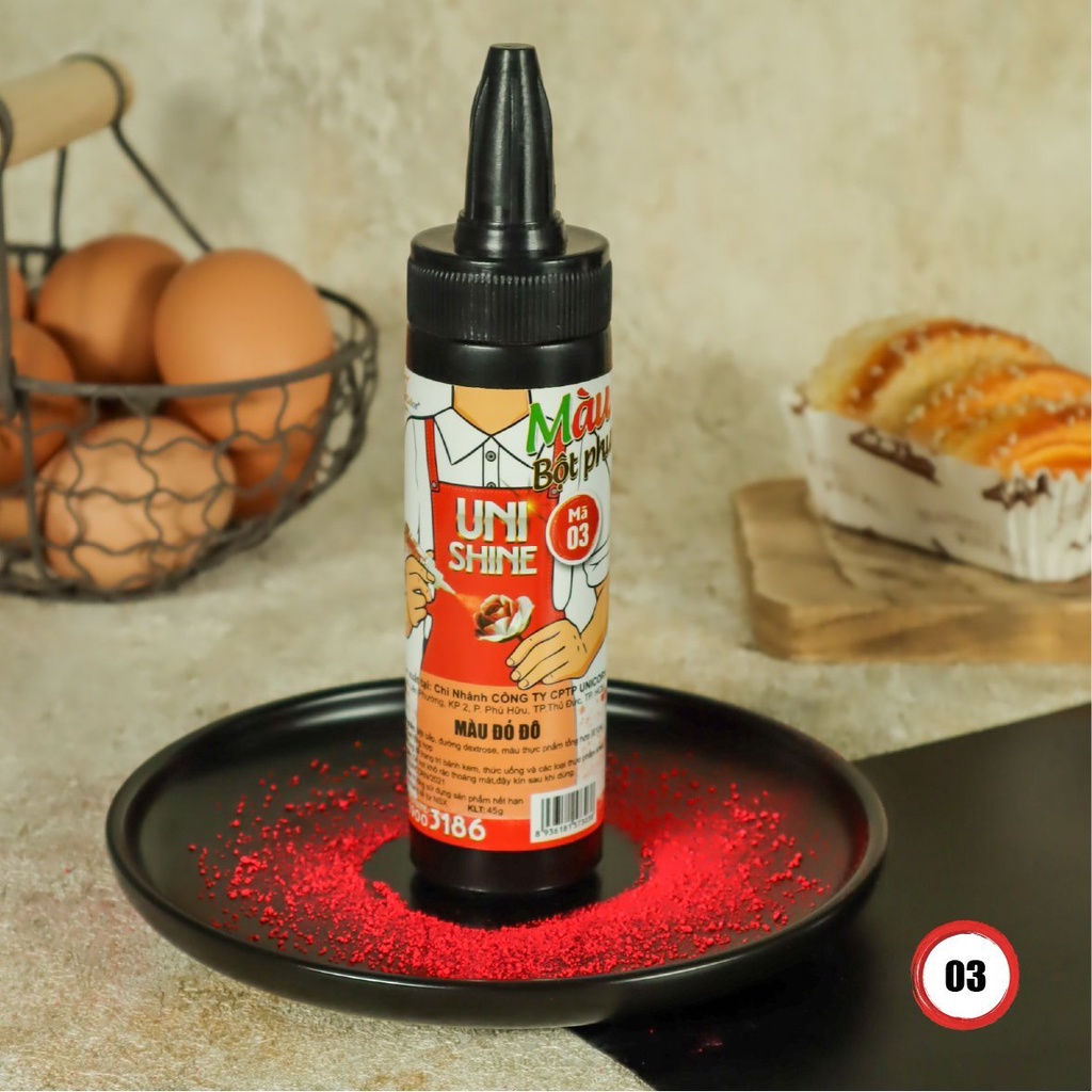 MÀU BỘT UNICORN 45gr - Màu bột thực phẩm - ĐỒNG TIẾN VIỆT NAM