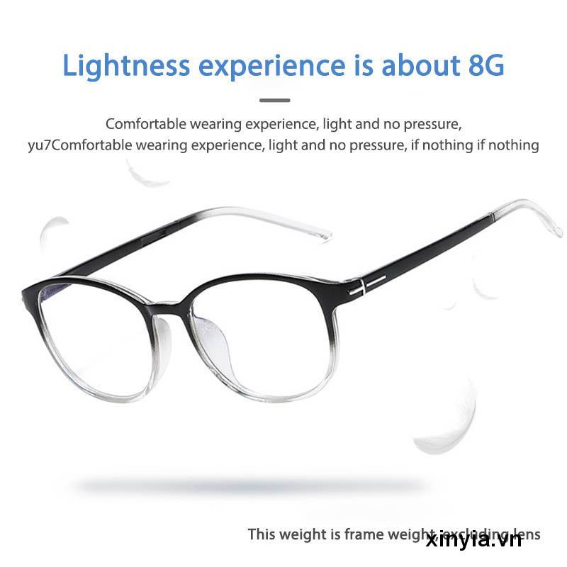 Mắt Kính Quang Học Chống Ánh Sáng Xanh Gọng Lớn Thời Trang Unisex