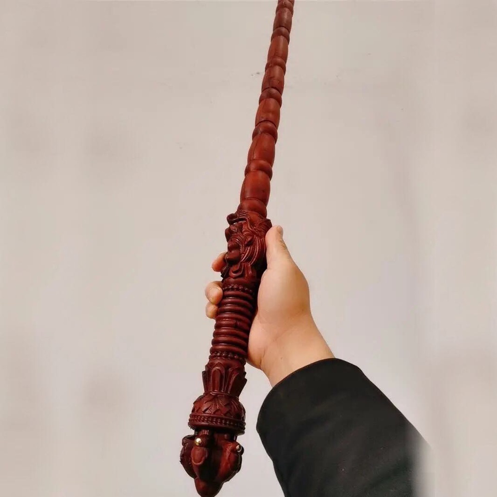 Cơ Tiết Đả Thần Tiên của Khương Tử Nha gỗ đào dài 80cm
