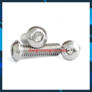 Ốc lục giác inox semi round M3 cao cấp
