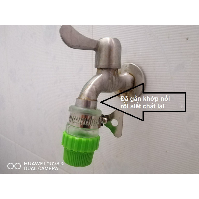 Đầu nối nhanh ống nước vào vòi nước ( cho máy rửa xe áp lực cao)