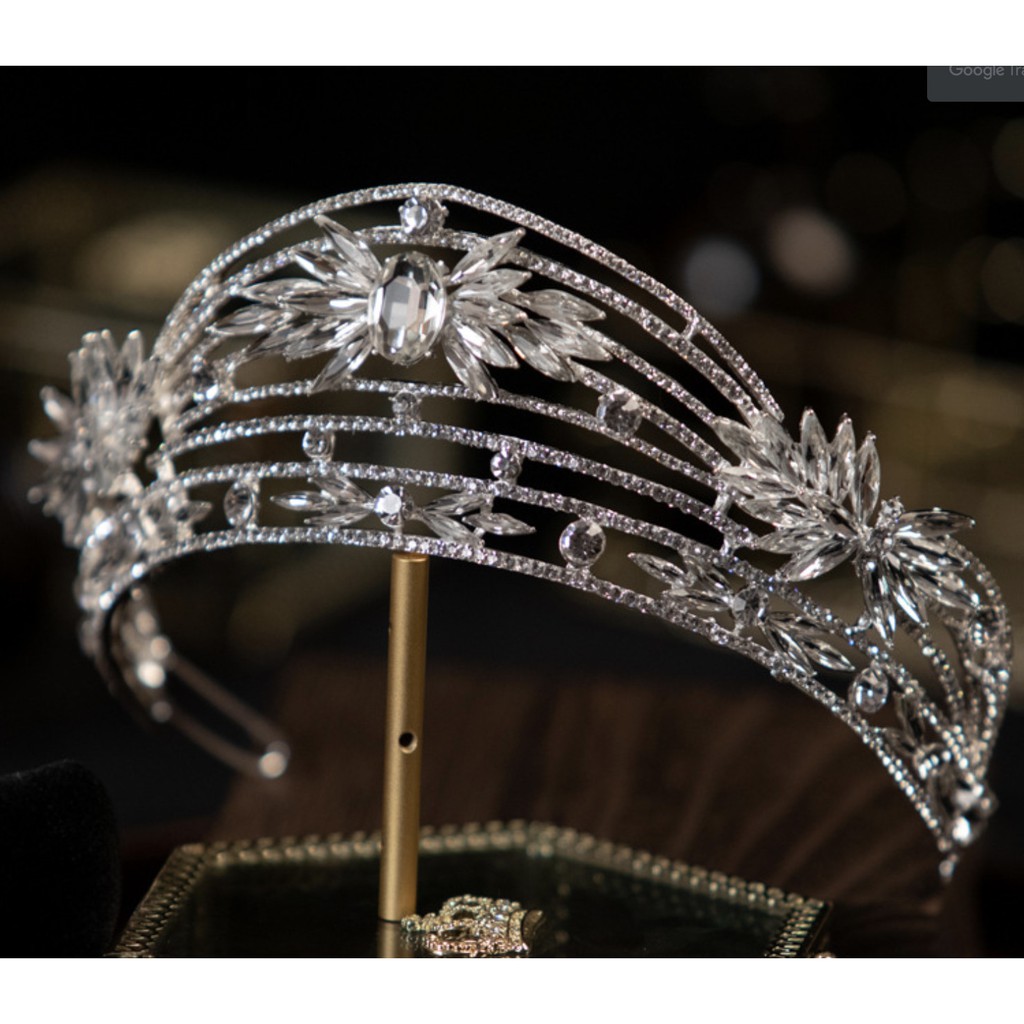 Vương miện cô dâu viền đá mẫu mới sang trọng TP HCM Giangpkc Sp220737