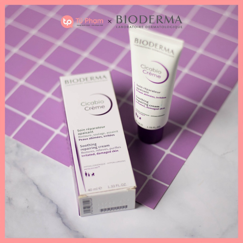 CHI ÂN HÈ Kem Phục Hồi Da Bioderma Cicabio Cream 40ml CHI ÂN HÈ