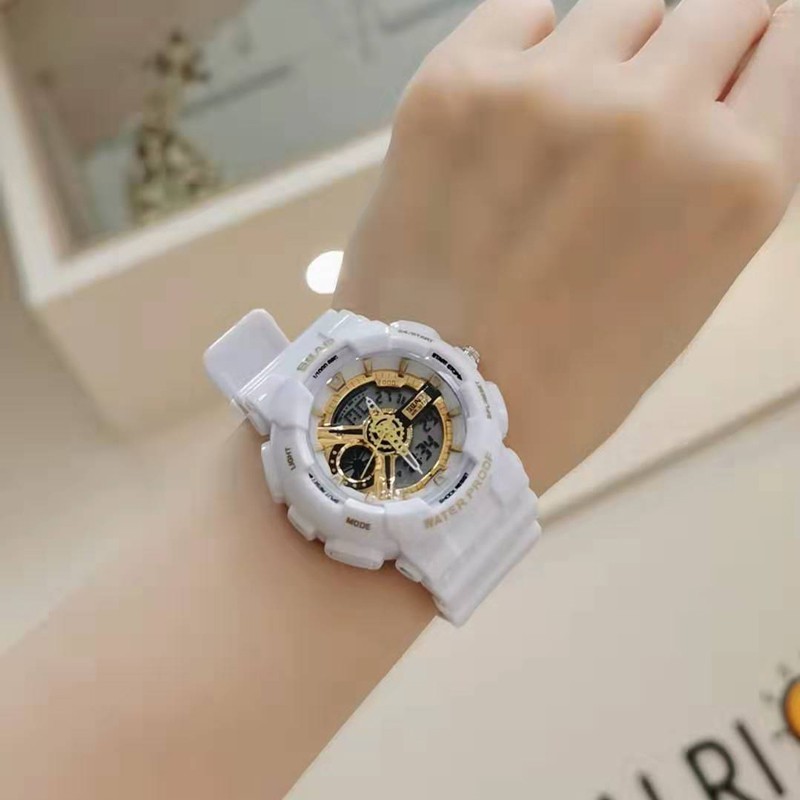 Đồng Hồ Nữ SBAO S8022 USA Sports - 2 Máy Kim và Điện Tử Mạnh Mẽ Dây Silicone Bền Chắ | BigBuy360 - bigbuy360.vn