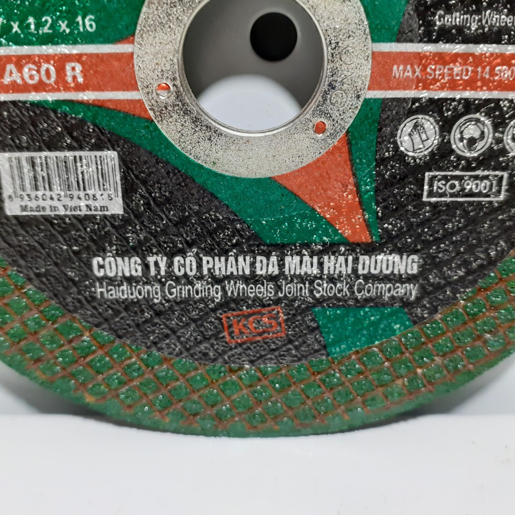 Đá cắt sắt 107mm Hải Dương xanh mỏng 107x1.2x16mm