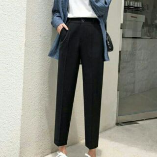 QUẦN BAGGY LƯNG CHUN KHÓA GIỮA
