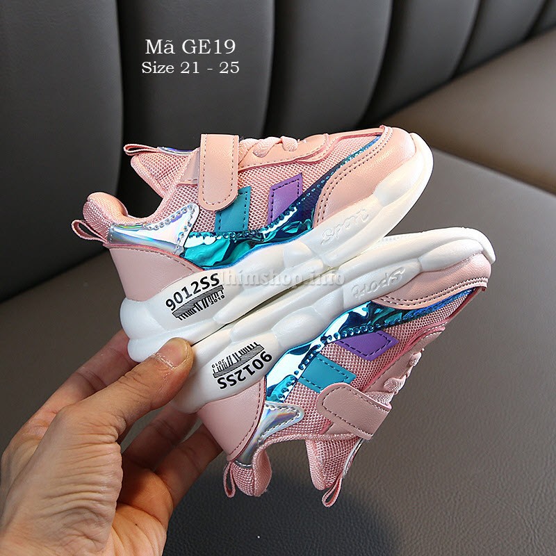 Giày thể thao cho bé gái 1 - 3 tuổi kiểu sneaker siêu chất GE19