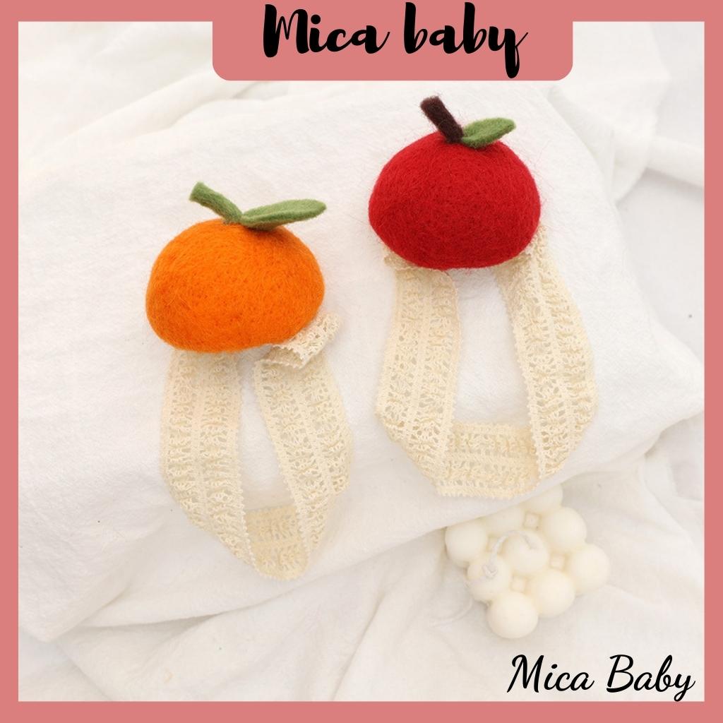Băng đô turban hình hoa quả đáng yêu cho bé Mica baby BD35