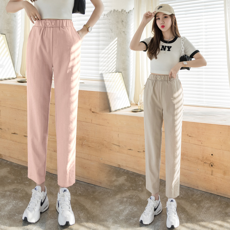 Quần Dài Cotton Lanh Ống Rộng Thời Trang Cho Nữ | BigBuy360 - bigbuy360.vn