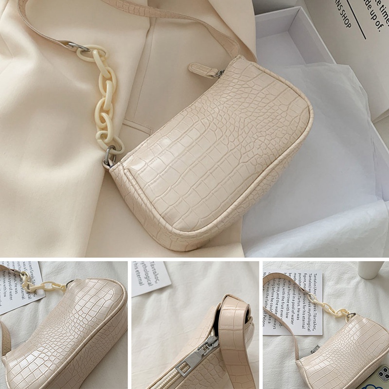 Túi xách họa tiết da cá sấu thời trang sành điệu