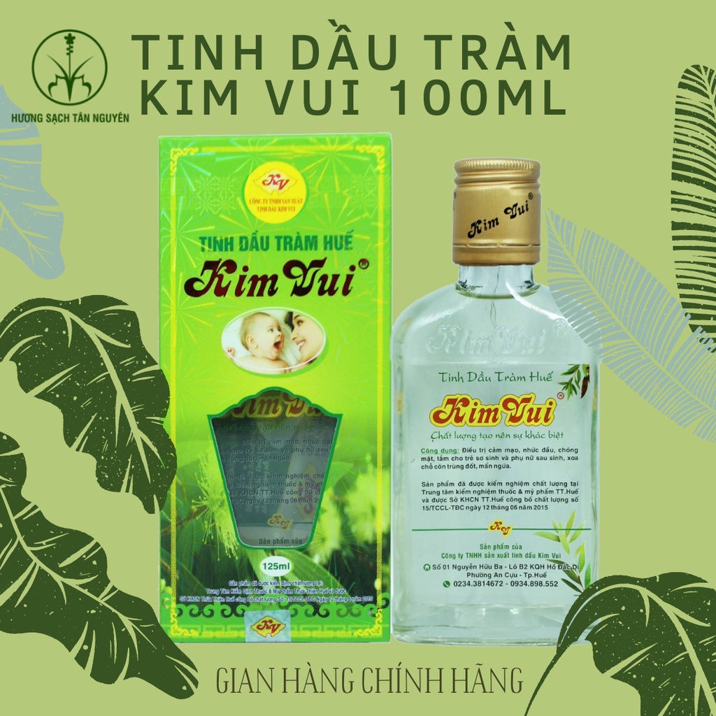 Tinh Dầu Tràm Kim Vui - Chai Lớn 125ml KV125