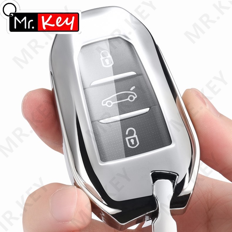 Vỏ Bảo Vệ Chìa Khóa Thông Minh Cho Peugeot 308 408 508 2008 3008 4008 5008 Citroen C4 C4L C6 C3-XR