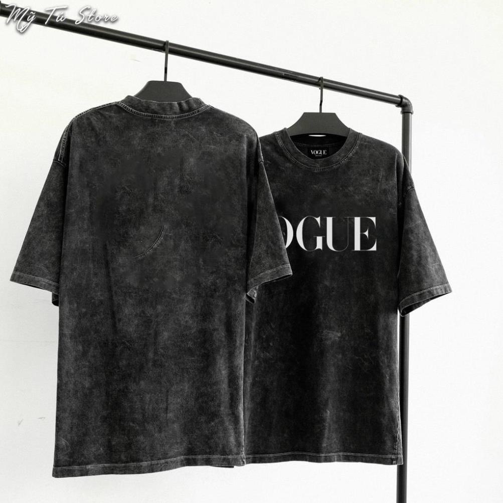 Áo thun tay lỡ VOUGUE, áo phông Unisex nam nữ chất Cotton Form Rộng