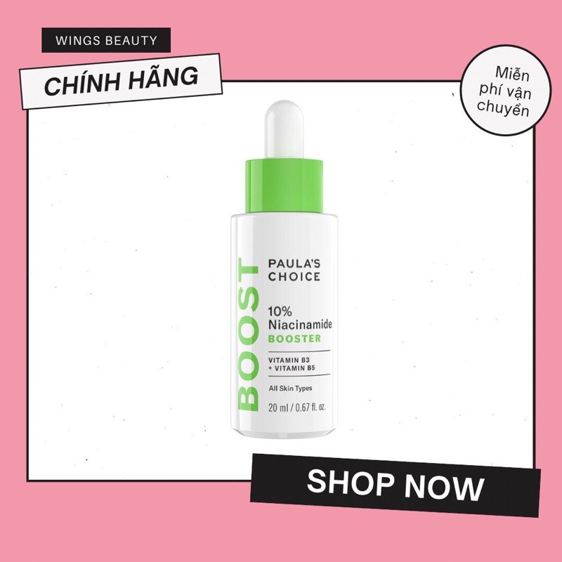 PAULA'S CHOICE - Dầu dưỡng 10% Niacinamide Booster Vitamin B3 + Vitamin B5 20ml (All Skin Types)