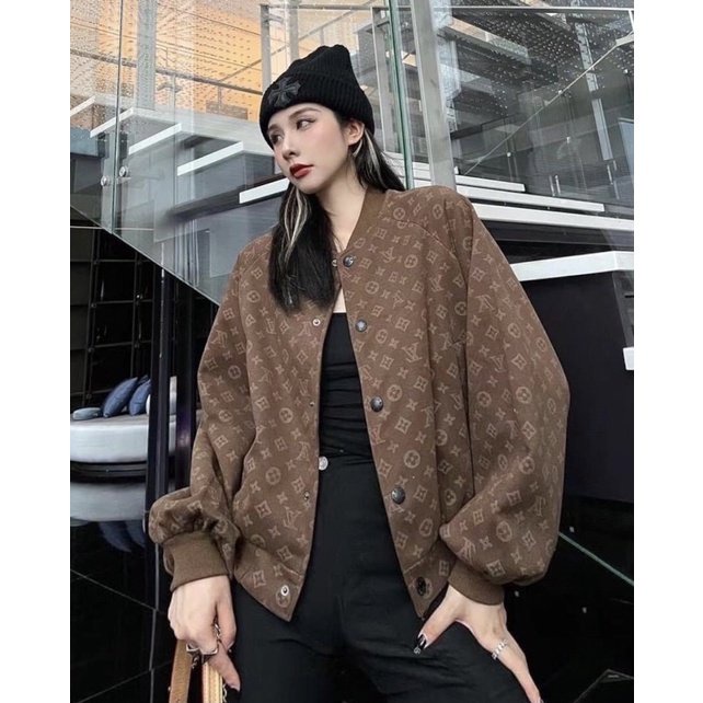 Áo khoác bomber Loang Đen Luôn Vui Tươi mẫu hot SD89