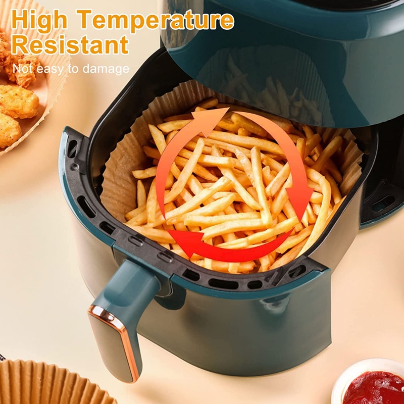 Set 50 Giấy Lót Thấm Dầu Chuyên Dụng Cho Nồi Chiên Không Dầu