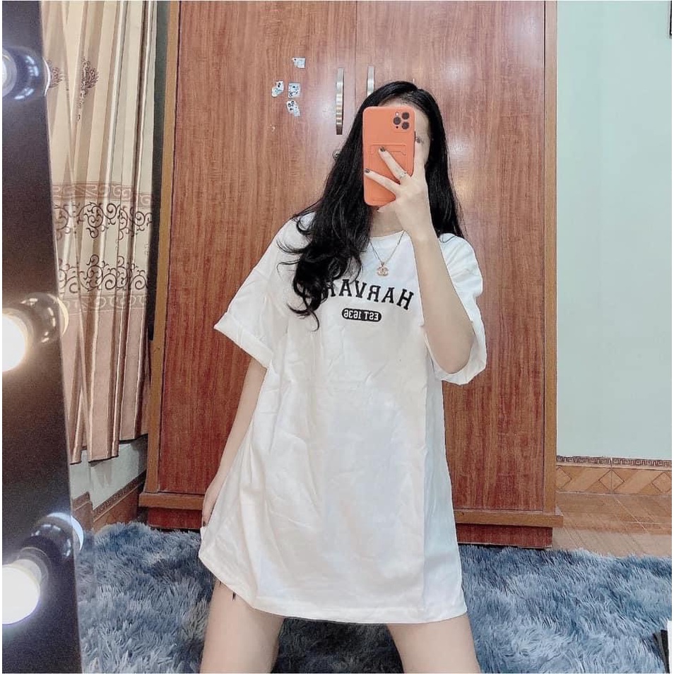 Áo thun unisex nam nữ tay lỡ form rộng in hình chữ CaMa Store M250