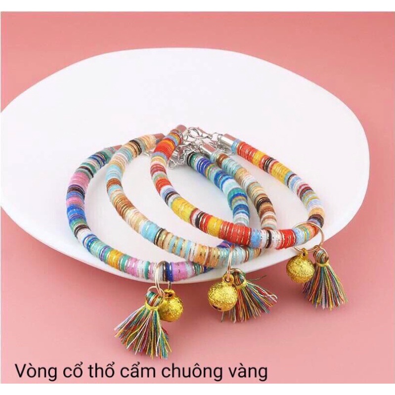 Vòng cổ mèo thần tài cho chó, mèo