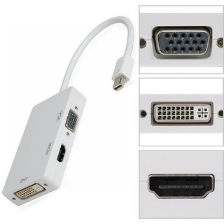 Cáp chuyển mini displayport sang hdmi + vga + dvi