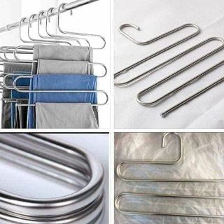 Móc phơi quần áo inox 5 tầng