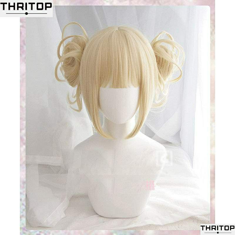 [sẵn] Wig/tóc giả copslay Toga Himiko - Học viện anh hùng: Boku no Hero màu vàng [Miu Cosplay]