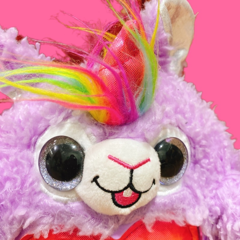 Gấu nhồi bông tròn trái tim mắt thuỷ tinh