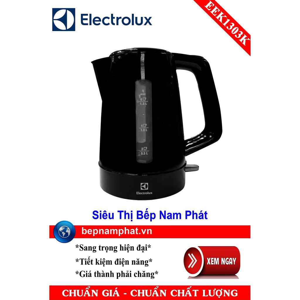 Bình đun siêu tốc 1.5 Lít Electrolux EEK1303K