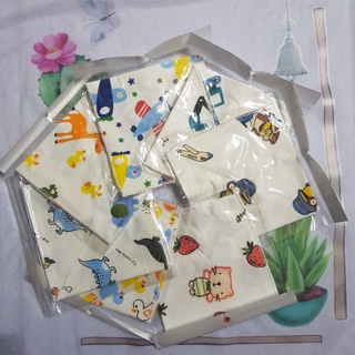 Khăn yếm cotton có cúc bấm
