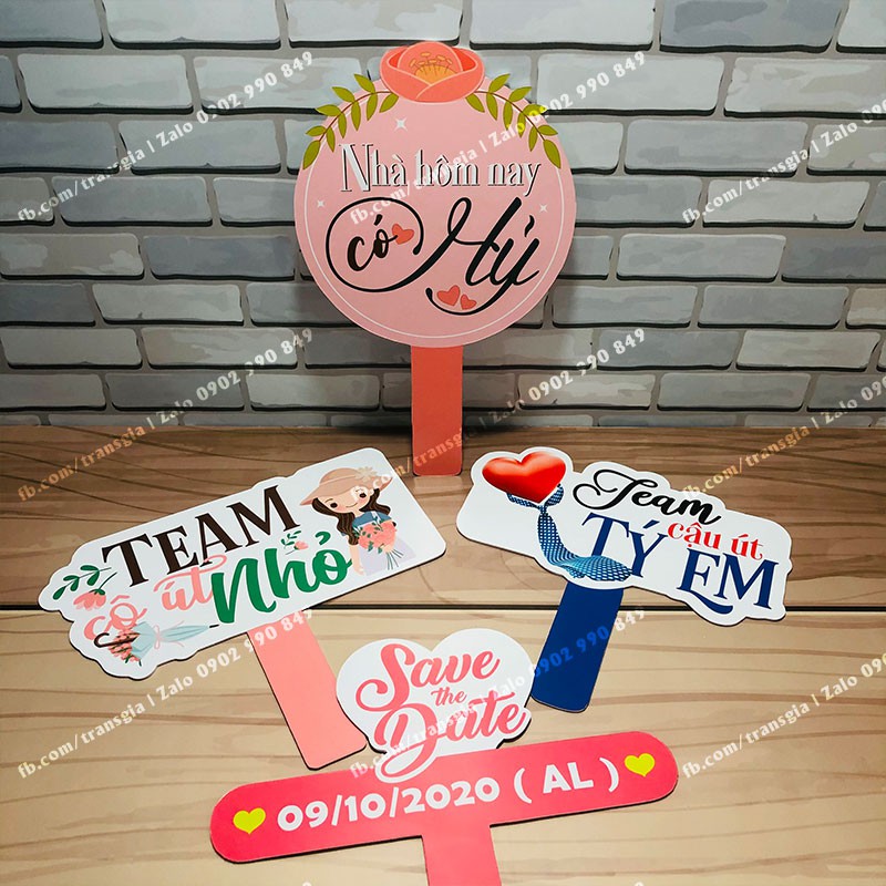 Set 5 Cây hashtag cầm tay Sinh nhật, hashtag Sinh Nhật, hashtag Sự Kiện