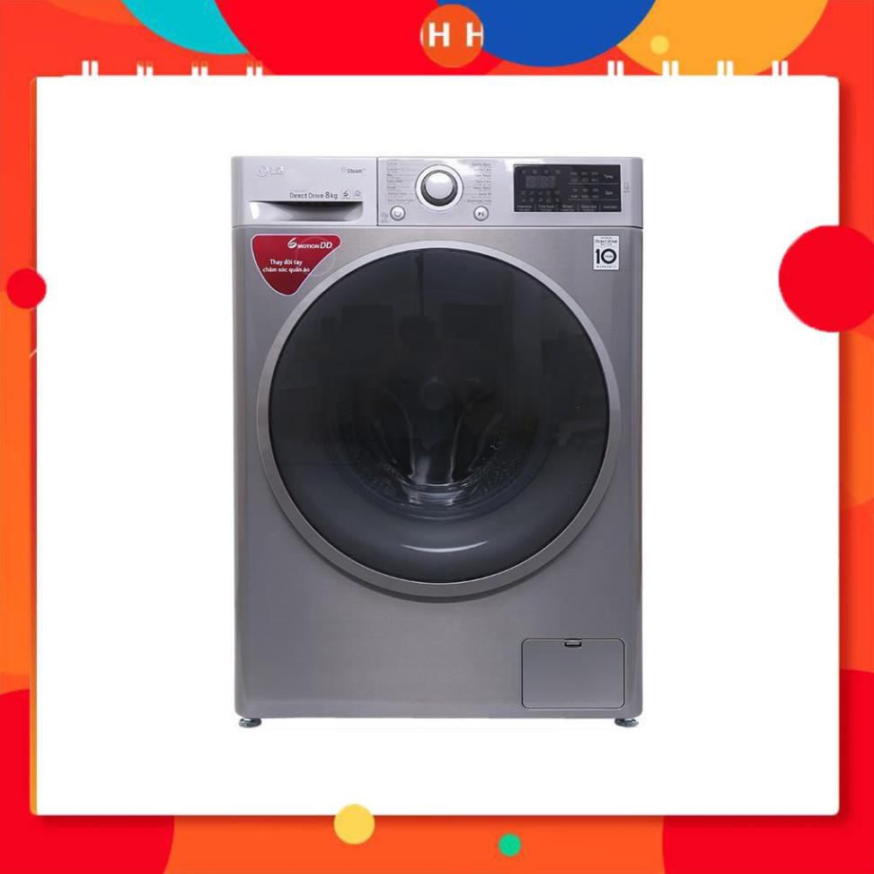 [ VẬN CHUYỂN MIỄN PHÍ KHU VỰC HÀ NỘI ] Máy giặt LG lồng ngang 8kg FC1408S3E, Hàng chính hãng - BH 24 tháng 24h