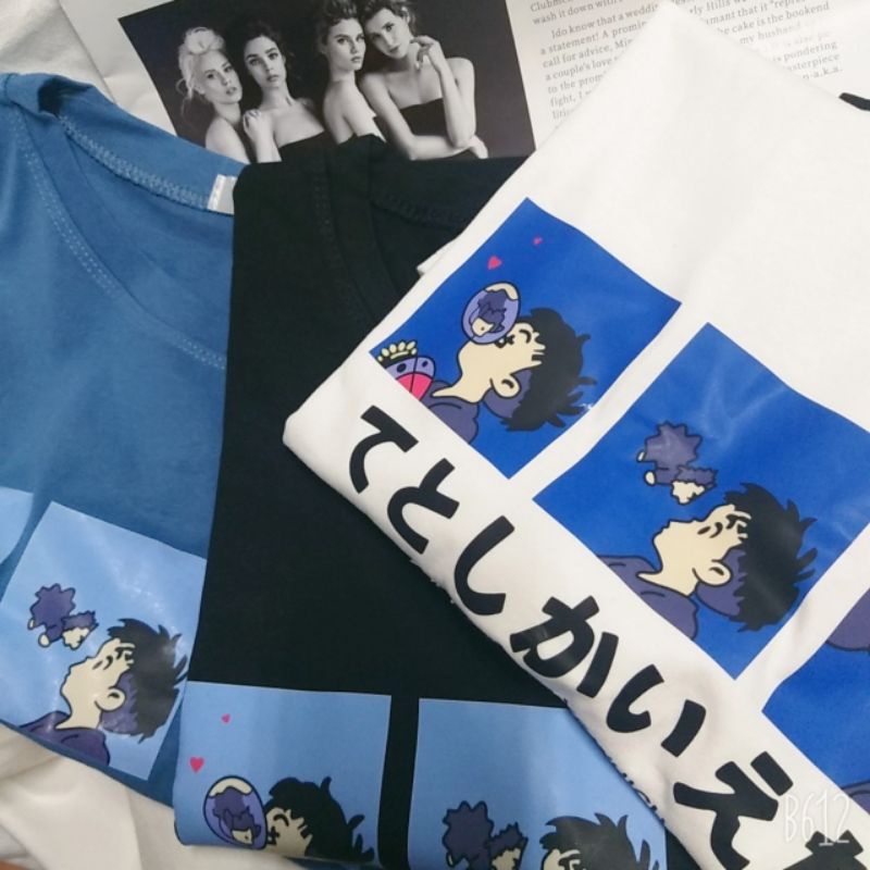 Áo phông 3158,áo thun tay lỡ from rộng chất cottong in hình 3