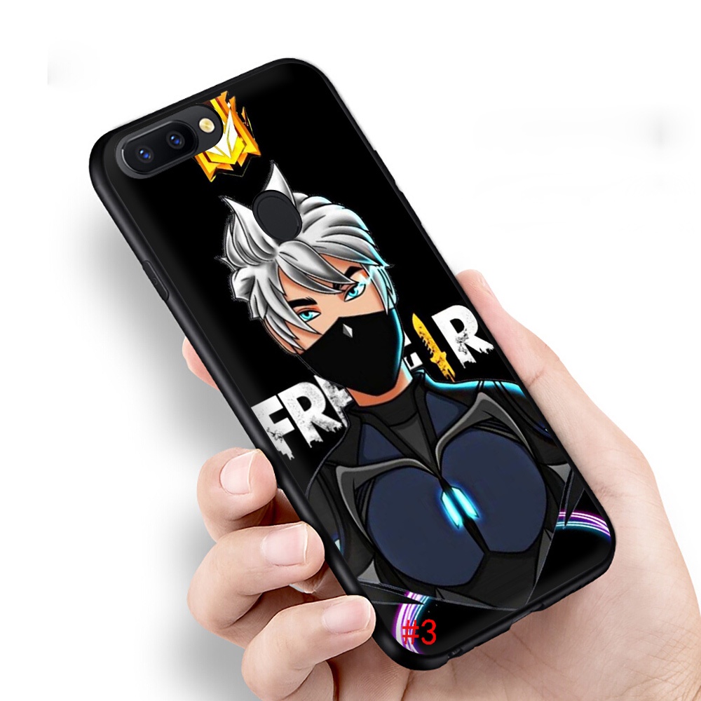 Ốp điện thoại dẻo họa tiết game Free fire cho OPPO A77 F3 F5 F7 F9 F11 PRO A9 2019 A91 F15 A92S A12E A93 LL29