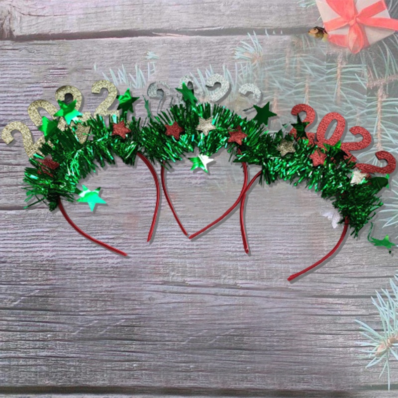 Băng Đô Đính Kim Tuyến Lấp Lánh Mừng Năm Mới 2022