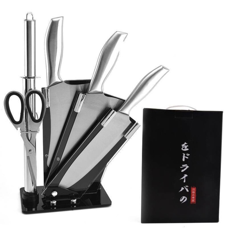Bộ dao Nhật Seki 5 món, bộ dao kéo làm bếp Nhật Bản