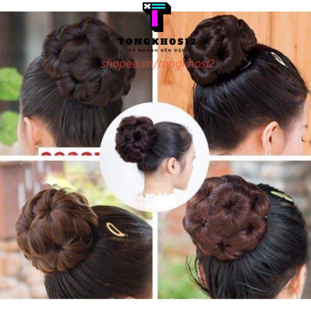 PVN5950 Búi tóc hoa trà T2
