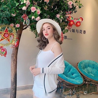 (Có sẵn)Áo khoác len mỏng nhiều màu